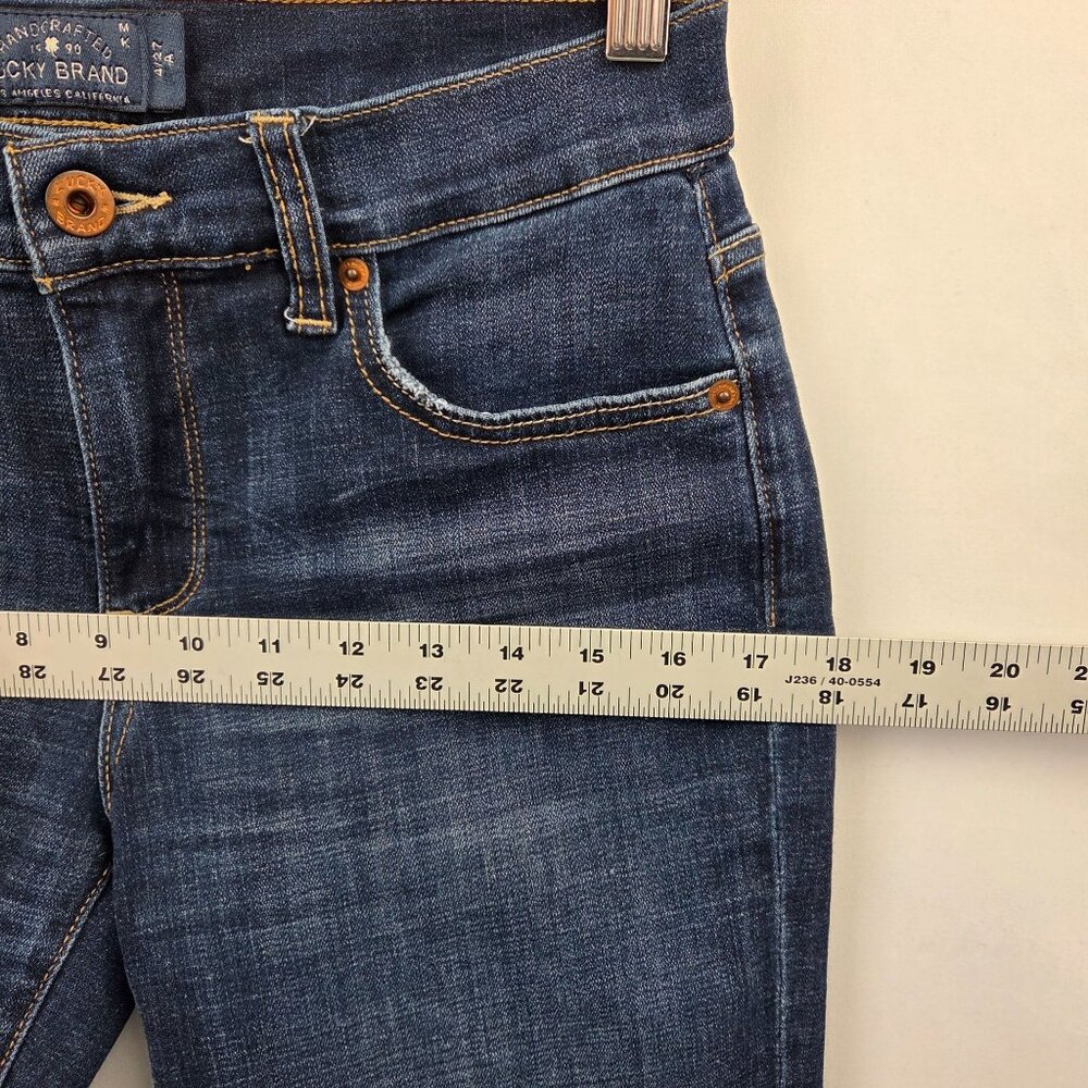Lucky Brand Easy Rider Bootcut Jeans Dark Wash Size 4 - Picture 7 of 14